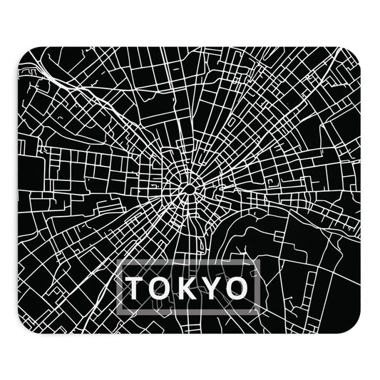 Tokyo City Map Mouse Pad